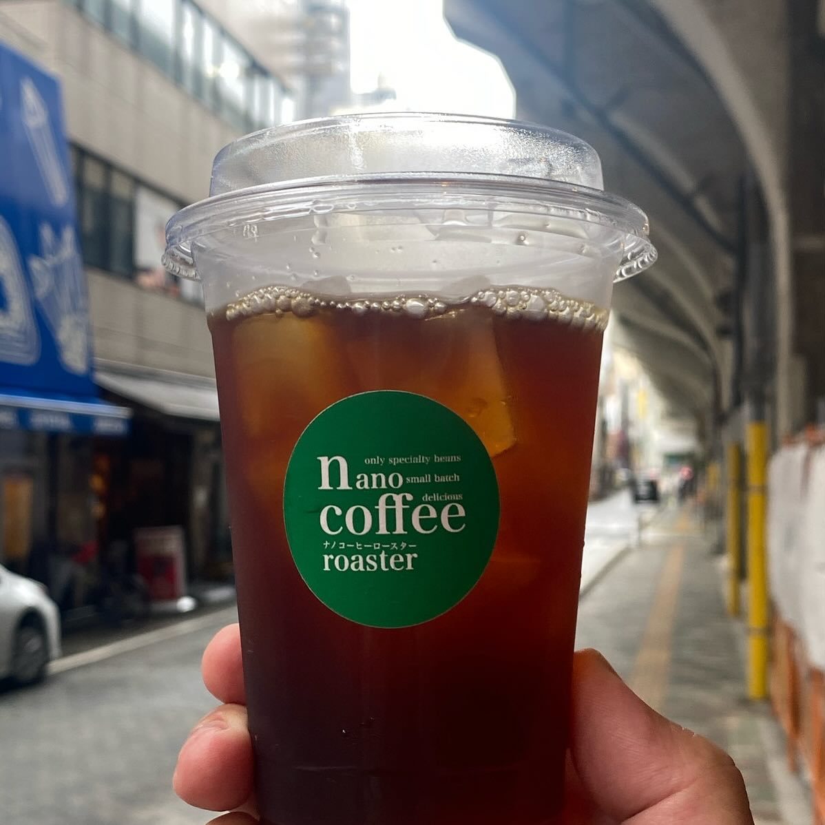 浅草橋のコーヒースタンド、Nano Coffee Roasterのゲシャビレッジ ゲイシャ・ナチュラル アイス