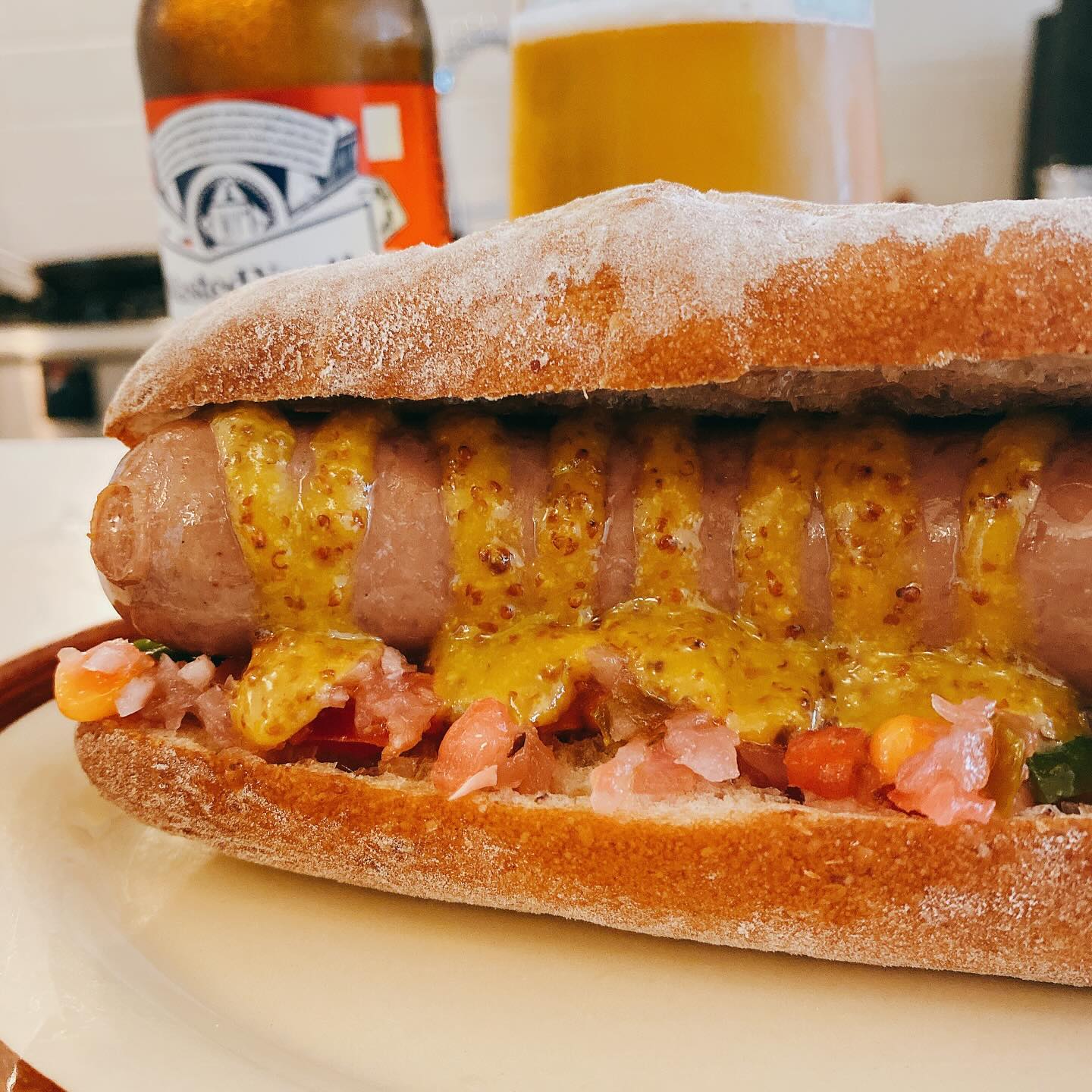 蔵前のアイスクリーム専門店、Mclean -Good’ ol Parlor- のマクレーンサブマリンホットドッグ