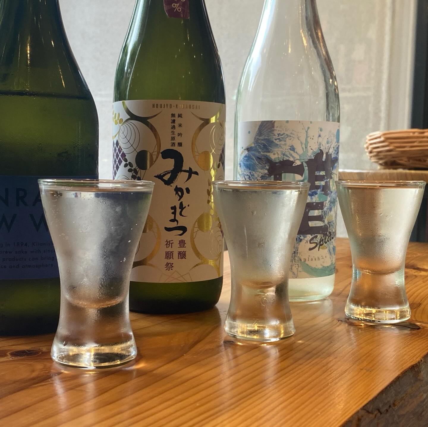 西浅草の酒屋、酒商 升宏の日本酒3種飲み比べセット